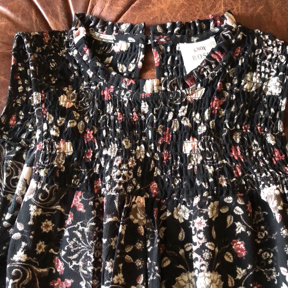 Black Floral Tank - Picture 2 of 7